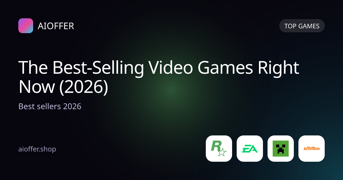The Best-Selling Video Games Right Now (2026)