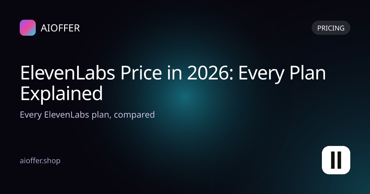 ElevenLabs Price in 2026: Every Plan Explained