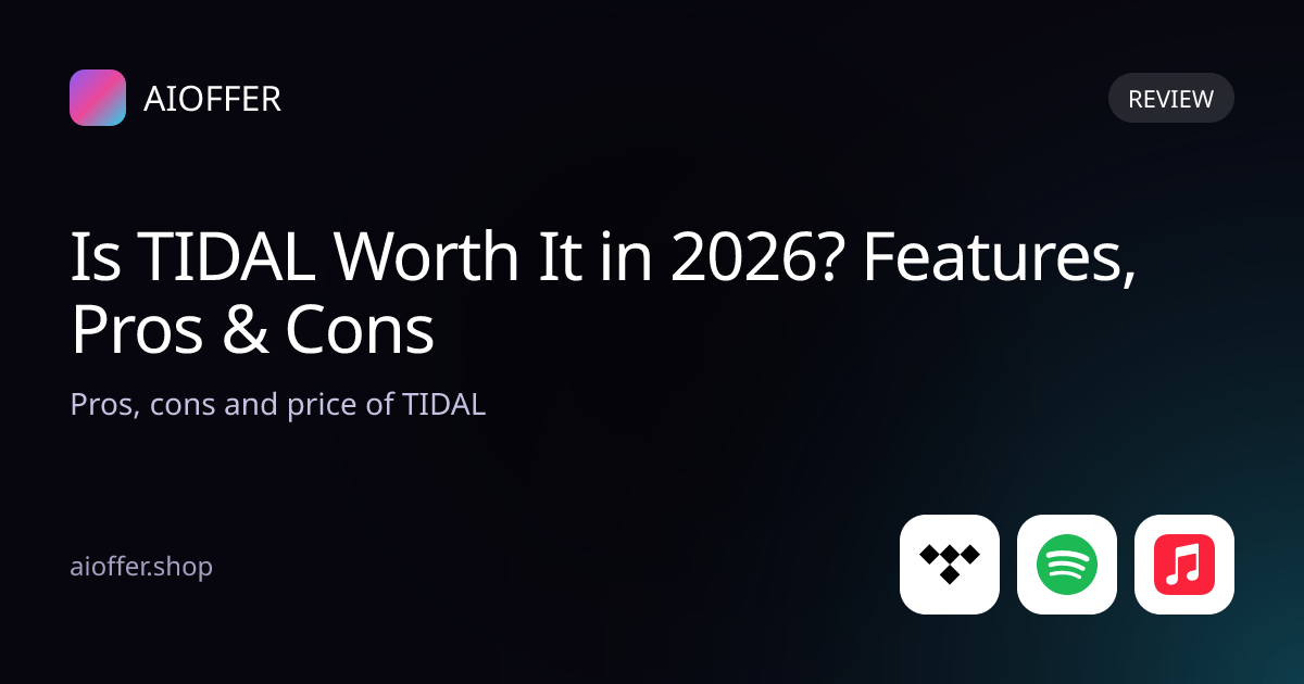 Is TIDAL Worth It in 2026? Features, Pros & Cons