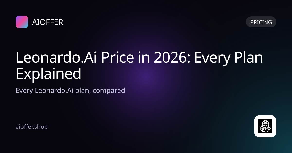 Leonardo.Ai Price in 2026: Every Plan Explained
