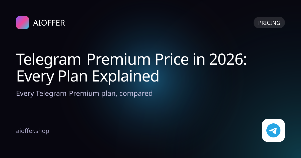 Telegram Premium Price in 2026: Every Plan Explained